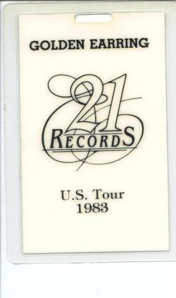 1983 US Tour pass